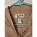 Pendleton Vintage  Turtleneck Shirt Silk Nylon Size XL Mauve Soft Lightweight Photo 2