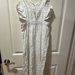 Adidas Maxwell white cotton plaid sundress Photo 1