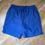 Swimsuits For All Swim Shorts Blue Pockets Drawstring Brief Lined ~ Size 18/20 Photo 2