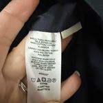 Ann Taylor  Cotton Pencil Skirt in Navy with White Eyelet Size 8 Photo 5