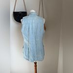 Vintage Boy Blue Embellished Denim Midi Vest, Size Large Photo 3