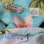 Tommy Bahama  Women's Green Floral Short Sleeve Button Down Shirt Size M Photo 5