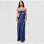 Princess Polly NWT  Faviola Strapless
Satin Gown in Blue Sz 6‎ $99 Photo 7