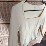 NWOT OQQ cream bodysuit Size M Photo 2