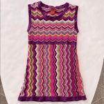 MISSONI Y2K Zig Zag Stretchy Babydoll Tank Top Size L Purple Size L Photo 5