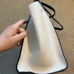 Furla Authentic  Cortina structured colorblock leather handbag tote blue black Photo 4