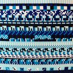 Nike  Pro Dri Fit Pullover Blue Print Athletic Top Womens Performance Photo 12