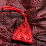 Jessica McClintock EUC darling  red beaded evening bag Photo 0