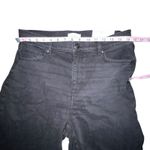 Loft The Slim High Rise Straight Leg Denim Jeans Women's Size 10 Black 790141 Photo 3