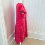 Boden Pink Dot Midi Dress Size 14 R Cotton Blend Photo 8