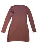 Bobi NWT Black Mauve Front Knot Dress Photo 5