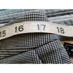 Halogen Pants Womens Stretch Straight Leg Black White Adelaide Check Size 10 Photo 8