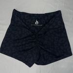 Ryderwear  black cheetah scrunch bottom shorts! Photo 1