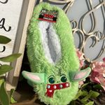 Disney Star Wars Mandalorian Slippers Christmas Fuzzy Babba House Shoes Green One Size Photo 4