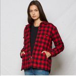 Current/Elliott Current Elliot Buffalo Plaid Workman Shirt Jacket Photo 3