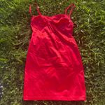 Motel NWT Leta Bodycon Dress In Red Photo 3