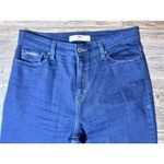 Levi's  512 Bootcut Jeans Perfectly Slimming Dark Wash Denim‎ Size 14 Stretch Photo 7