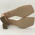 Steve Madden Lilah translucent straps block heel tan sandals women’s Size 9.5 Photo 6