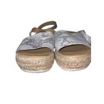 Soda  Womens Espadrille Platform Sandals Snake Print Buckle Ankle Strap 8.5 Photo 2