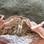 Full Lace Two Tone Pink Push Up Babydoll Dress Lingerie Sleepwear Sz L EUC Size L Photo 3