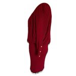 Cache  Women's Sweater Dress Size M Red Bodycon Ribbed  Sheath Boat‎ Neck Photo 1