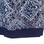 Maurice's  blue floral halter style top ties in back women's size medium Photo 5