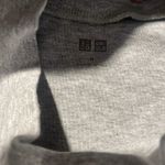 Uniqlo  Shirt Womens Medium Mock Neck Gray Quarter Sleeve Minimalist Modest Photo 1