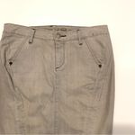 Earnest Sewn Light Gray Lizzie Slim Denim Pencil Skirt Size 29 Size M Photo 12