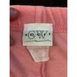 GW Sport Pants Womens Medium Pink Velour Lounge Wide Leg Drawstring Casual Photo 6