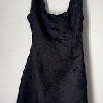 Lulu’s Women’s Black Floral Square Neck Open Back Mini Dress Size Small New Photo 0