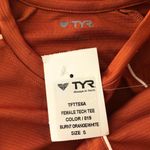 Tyr. Womens Tech Tee Shirt Top Mesh Breathable Crew Neck Burnt Orange S Photo 2
