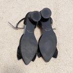 Japanese En Punto Black Shimmery White Pearl Bow Glittery Low Heels Pumps Heels Size undefined Photo 3