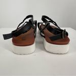 Not Rated Sela Sandal in Black size 8.5 Strappy Faux Pebbled Leather in Box Photo 6