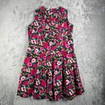 APNY Dress‎ Floral Pintuck Sleeveless Tiered Babydoll Casual Summer Size Medium Pink Photo 1