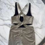 Free People NWOT Back It Up Onesie - Sage Beige Photo 5