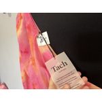 Tach Free People Rosa Pink Orange Multicolor One Sleeve Mini Dress Small S NEW Photo 5