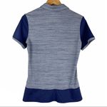 Adidas  Disney Mickey Mouse Golf Athletic Polo Shirt Sz Small Womens Navy Blue Photo 1