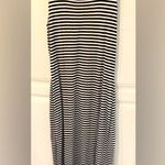 Cotton On  Black and White Striped Women's Summer Sleeveless Long Dress M Photo 0