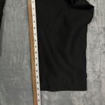 Madewell  Side-Button Tapered Crop Pants Black High Waisted Wide Leg Women's 4 Photo 9