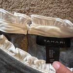 Tahari  medium grey dress Photo 8