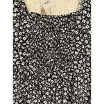 American Eagle black white floral print mini dress size Medium Photo 5