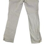 Paige  Women's Size 27 Beige Cargo Pants Straight Leg Cotton Blend Utility Photo 7