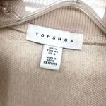Topshop Teddy Fleece Pullover Quarter Zip Sweatshirt Photo 3