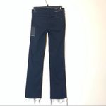 Black Orchid NWT  Bardot straight fray grommets raw edge jeans sz 25 Photo 2