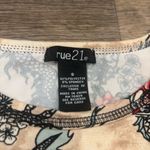 Rue 21 Tie Dye Floral Dragon Bodysuit Contrast Stitch Super Soft Women’s Small Photo 2