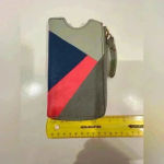 Fossil  Multi Color Leather Cell Phone Wristlet‎ Case Clutch Wallet Change Purse. Photo 5