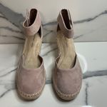 Rockport NWOB Women's Blush Suede Marah Sandals Sz 9 Espadrille Comfort Pink Photo 1