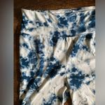 Splash  White & Blue Tiedye Bike Shorts Plus Size 1X Photo 3