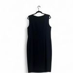 Kasper Dress Sz 14 Sheath Sleeveless Twist Front Detail Closet Staple Work Wear Photo 1