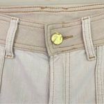 Chico's Chico’s Neutral Two Tone Colorblock Wide Flare Jeans Size 14R Photo 7